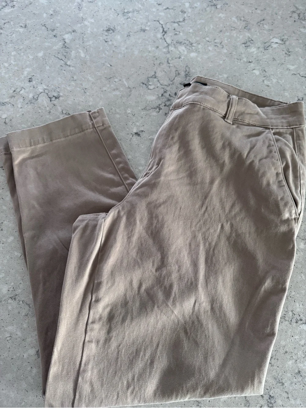 Womens Classic Chino Pants in Taupe